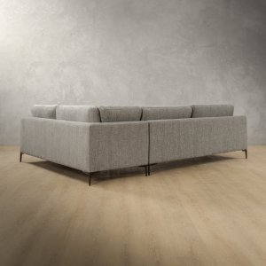Tulbagh Fabric Corner Couch Right Forest Ash