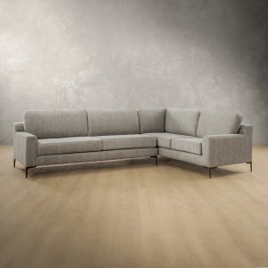 Tulbagh Fabric Corner Couch Right Forest Ash