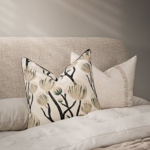 Elysia Storage Bed - Queen - Limestone