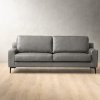 Tulbagh 3-Seater Leather Couch - Pepper - Factory Sale