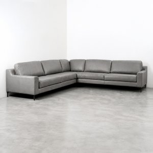 Tulbagh Corner Couch - Pepper - Factory Sale