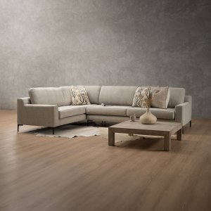 Tulbagh Fabric Corner Couch Dusted Taupe