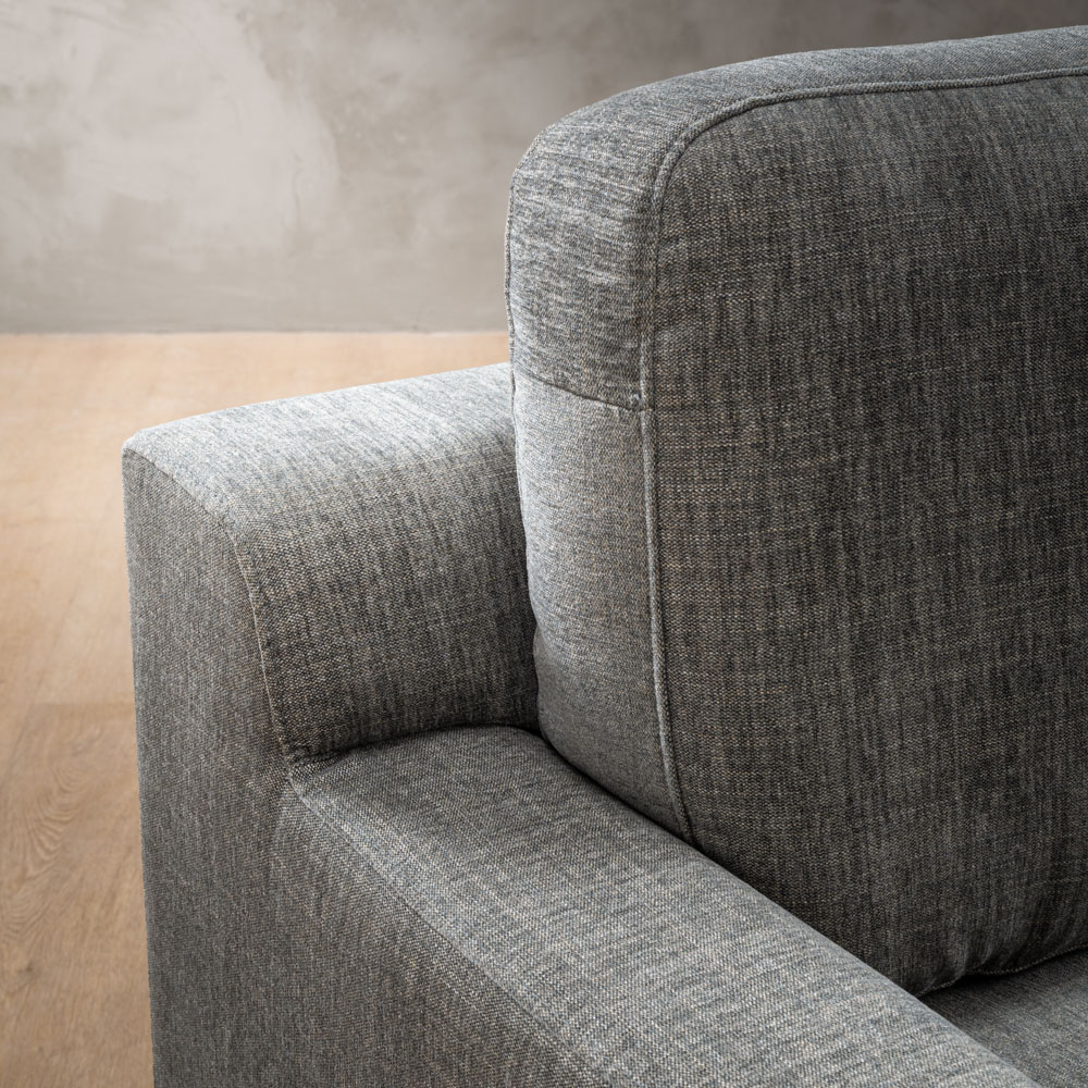 Tulbagh Fabric Corner Couch Right Forest Ash