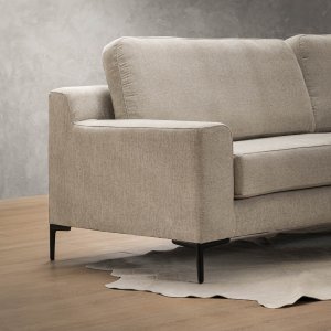Tulbagh Fabric Corner Couch Dusted Taupe