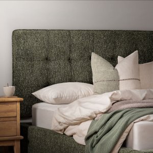 Ravelin Montanelle Bed Queen Stonweave Green