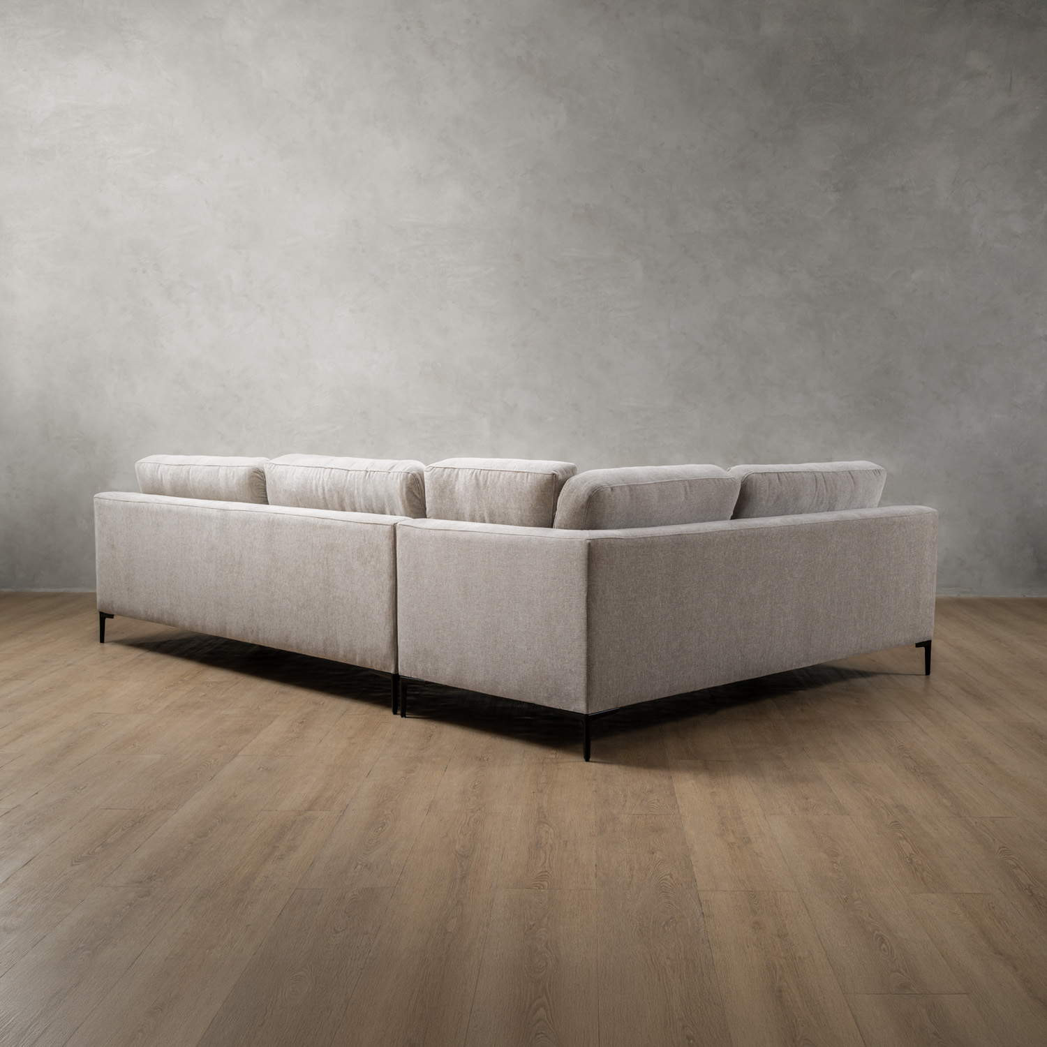 Tulbagh Fabric Corner Couch Dusted Taupe