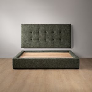 Ravelin Montanelle Bed Queen Stonweave Green