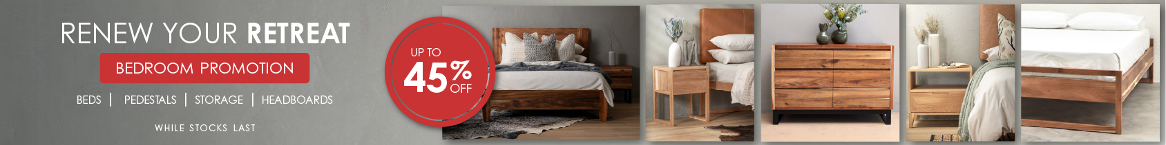 Bedroom Promotion Desktop Banner