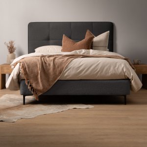 Sancturé Caravé Bed Queen Charcoal