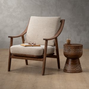 Mariclaire Fabric Armchair Monarch Luna