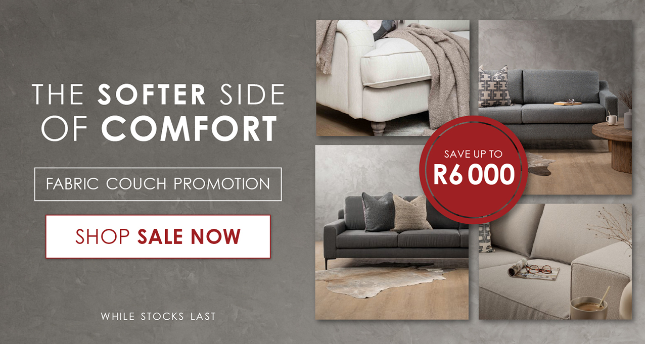 Fabric Couch Promo Home Page Banner