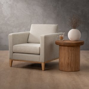 Cape Town Fabric Armchair Juniper Stone