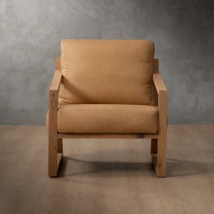 Clarens Leather Armchair Desert