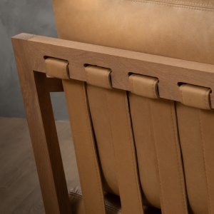 Clarens Leather Armchair Desert