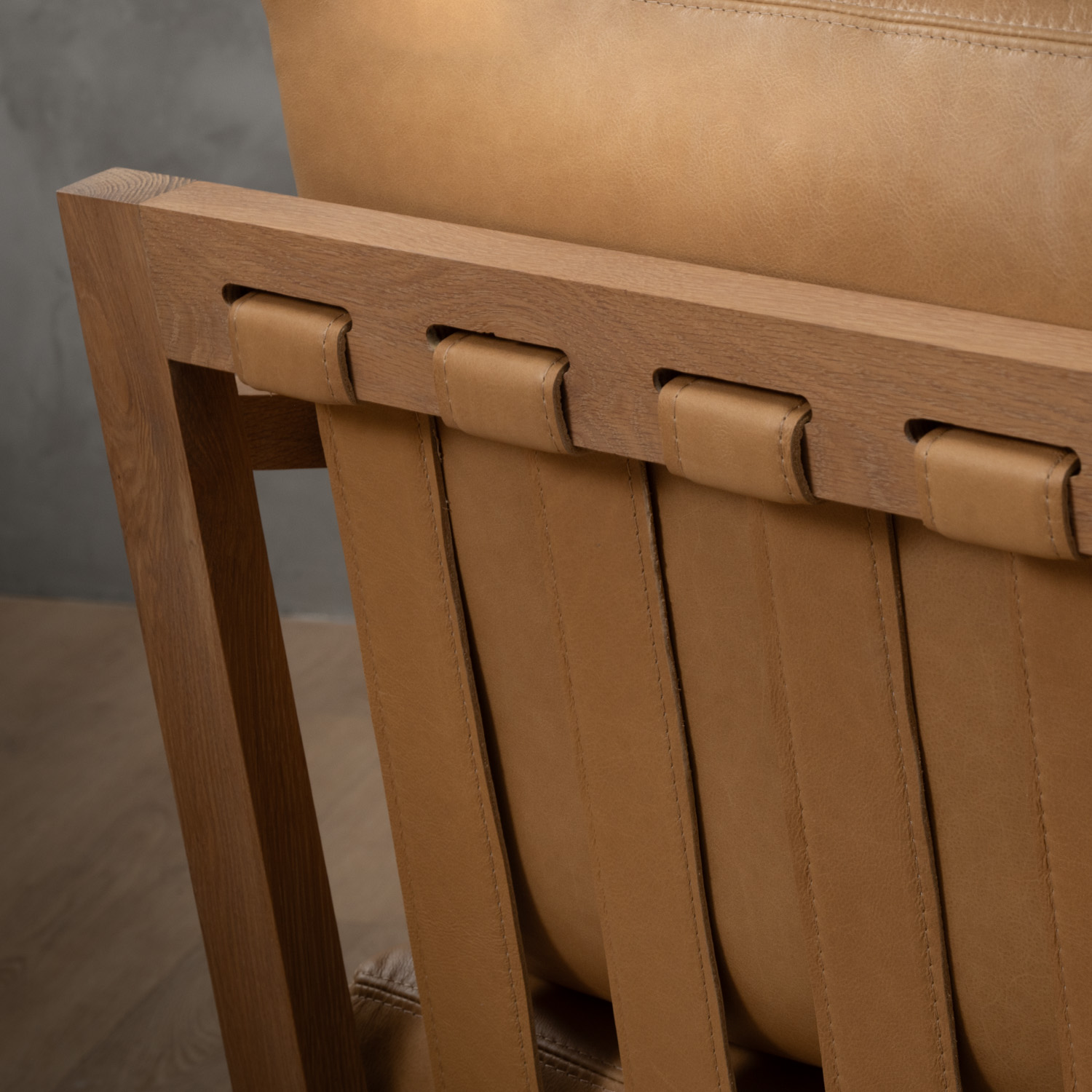 Clarens Leather Armchair Desert