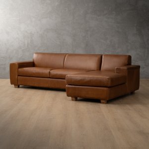 Karoo Corner Couch with Daybed Right Butterscotch