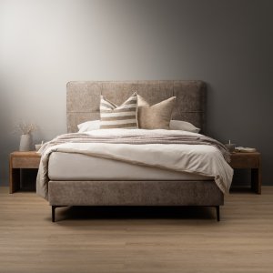 Sancturé Queen Headboard Fossil Wave