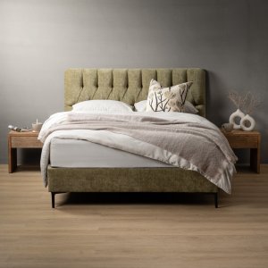 Harverlyn Double Headboard Olive Wave