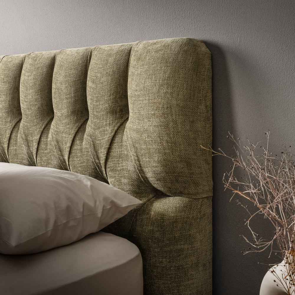 Harverlyn Queen Headboard Olive Wave