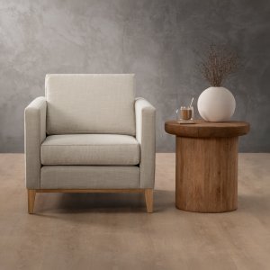 Cape Town Fabric Armchair Juniper Stone