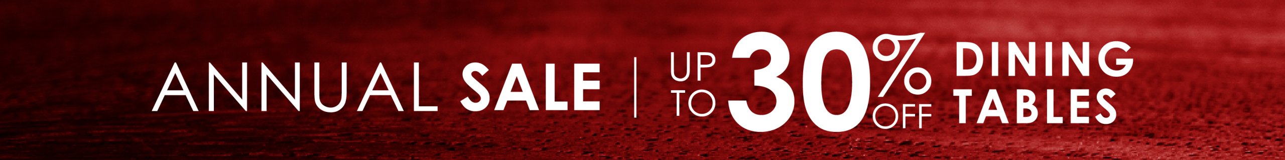 Dining Tables Sale Banner