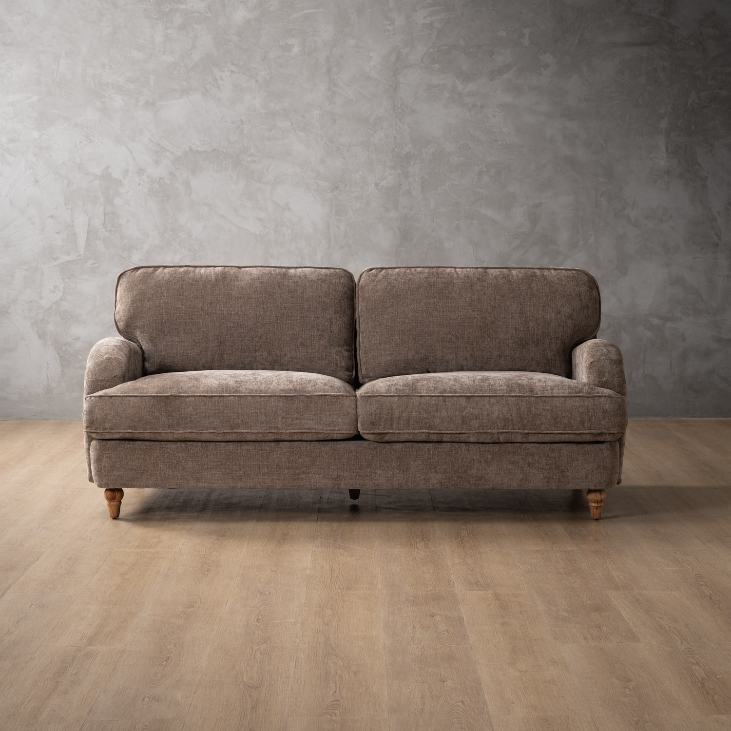 Chenavé 3-Seater Fabric Couch Fossil Wave
