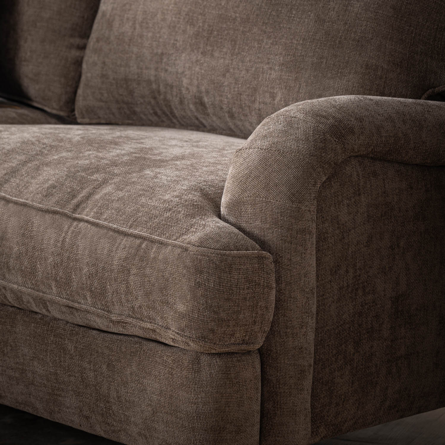 Chenavé 3-Seater Fabric Couch Fossil Wave