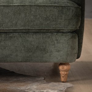 Chenavé 3-Seater Fabric Couch Thyme Wave