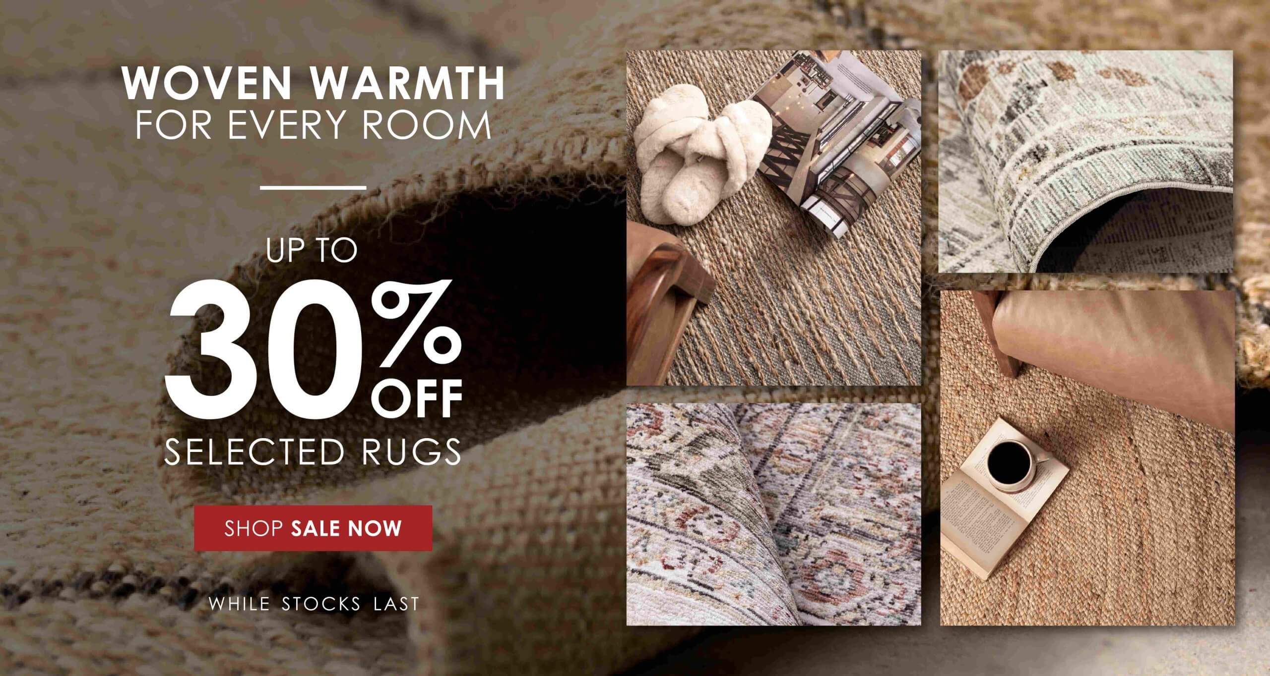 Rugs Promotion Home Page Banner