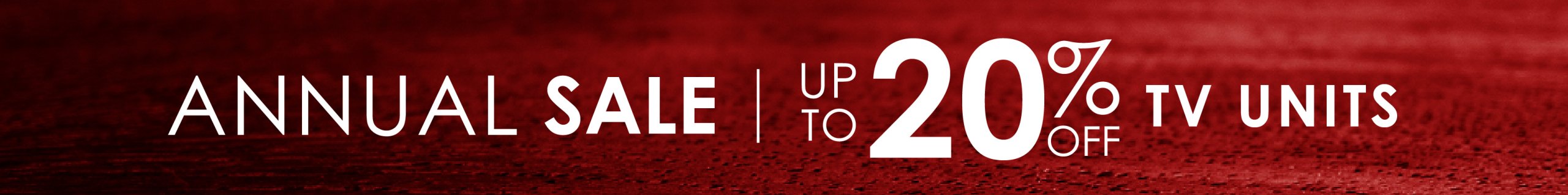 TV Units Sale Banner
