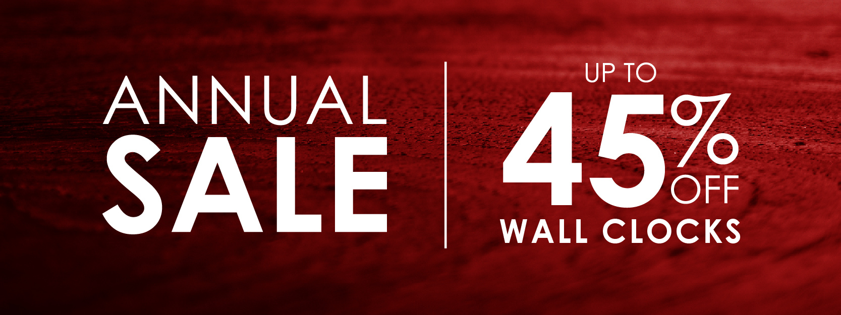 Wall Clocks Sale Banner