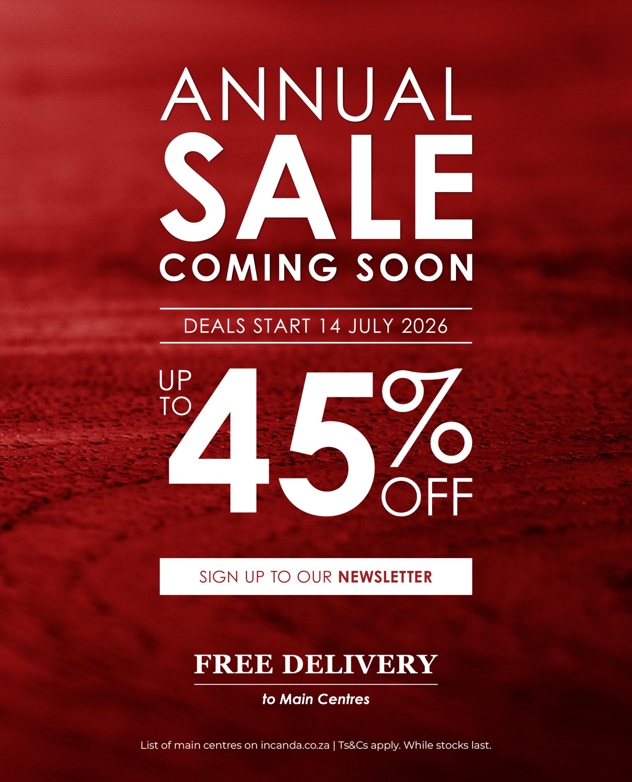 Annual Sale Coming Soon Mobile Banner