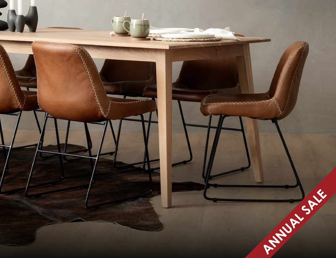 Annual Sale Home Page Dining Chairs Banner
