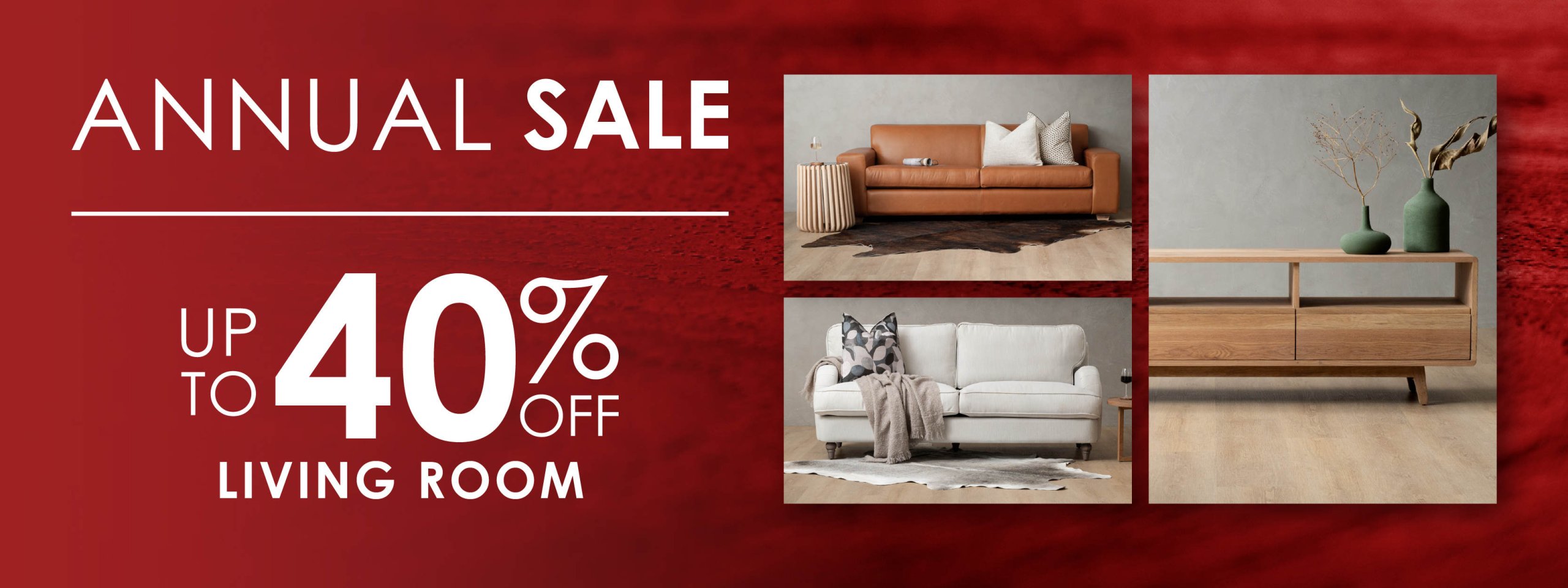 Living Room Sale Mobile Banner