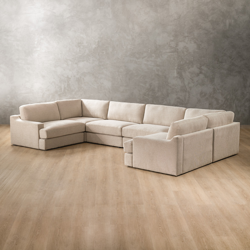 Windermere U-Shape Modular Couch Latté