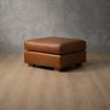 Karoo Leather Ottoman Butterscotch