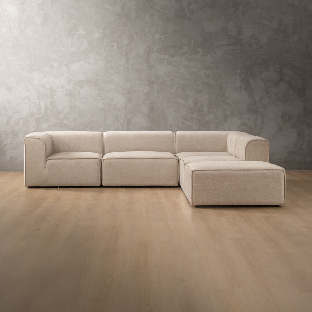 Havenwood Corner Couch with Daybed Latté