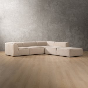 Havenwood Corner Couch with Daybed Latté