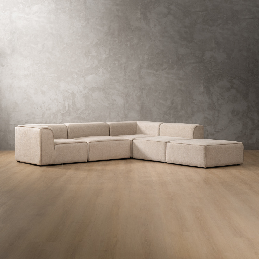 Havenwood Corner Couch with Daybed Latté