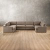 Windermere Modular Leather U-Shape Couch - Tuscan