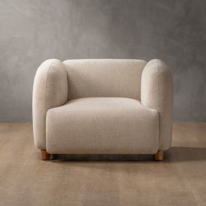 Monteluce Fabric Armchair Latté