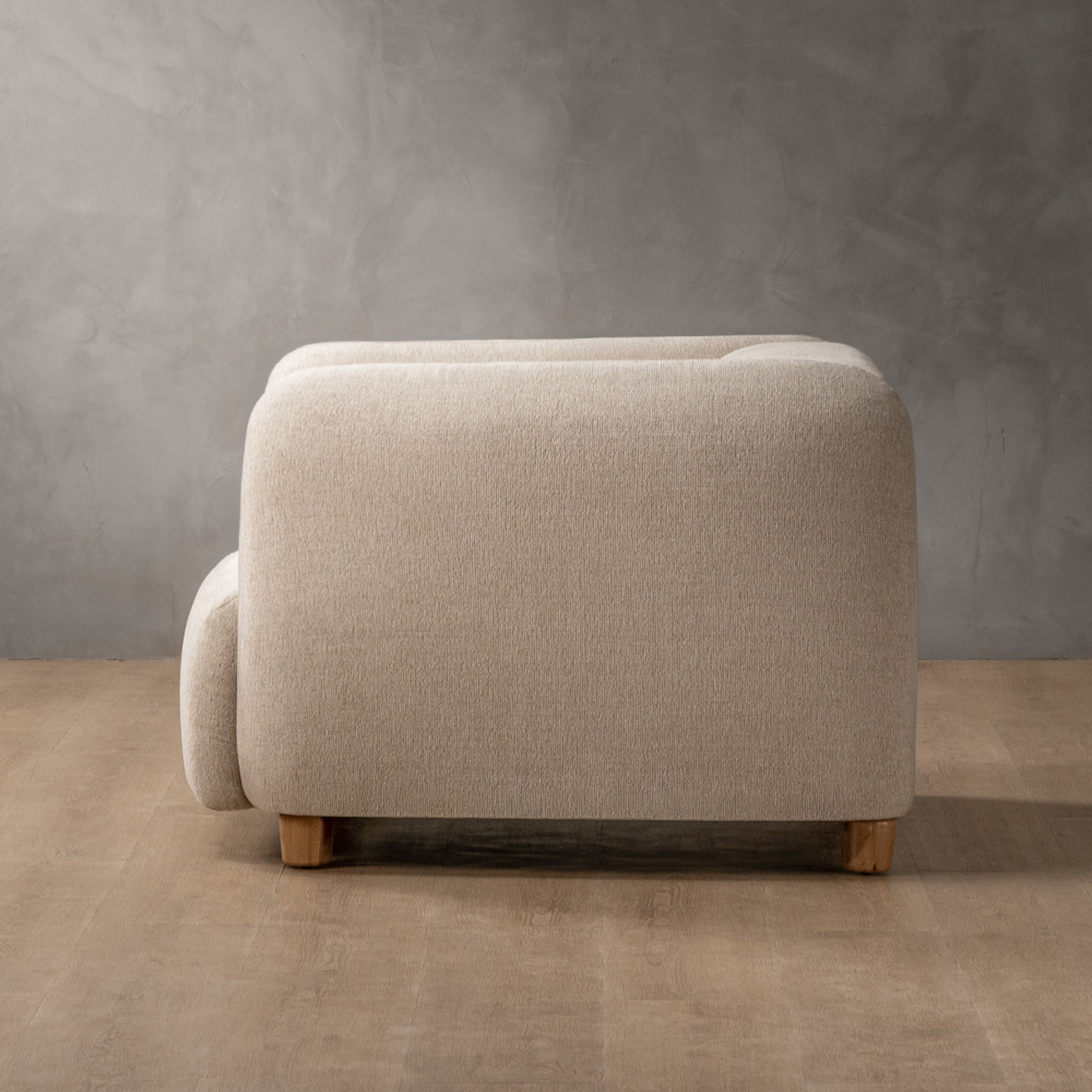Monteluce Fabric Armchair Latté
