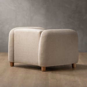 Monteluce Fabric Armchair Latté