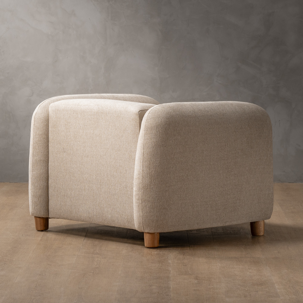 Monteluce Fabric Armchair Latté