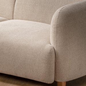 Monteluce 3-Seater Fabric Couch Latté