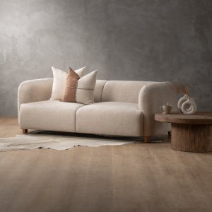 Monteluce 3-Seater Fabric Couch Latté