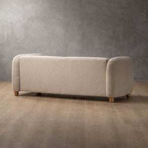 Monteluce 3-Seater Fabric Couch Latté