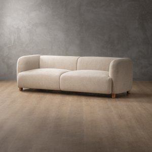 Monteluce 4-Seater Fabric Couch Latté
