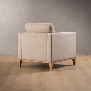 Cape Town Fabric Armchair Silver Grey