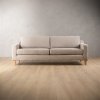 2.4m Douglas Fabric Couch Light Grey